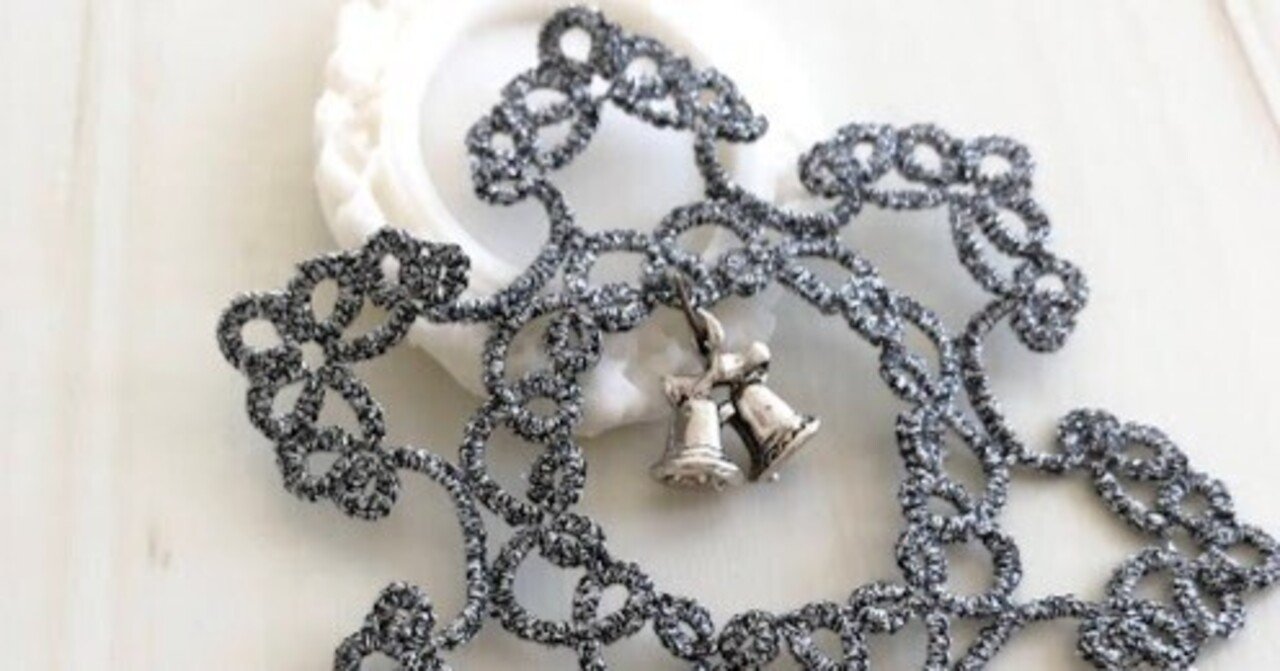 《pattern》№53 雪のオーナメント|nanairo_tatting