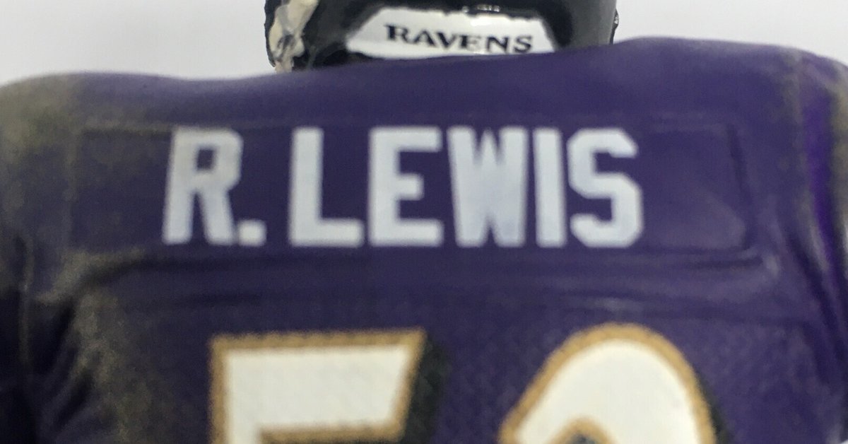 【激レア　未開封】NFL　マクファーレン　スポーツフィギュア　★レイ・ルイス★ レア 未開封】NFL マクファーレン スポーツフィギュア ☆トム