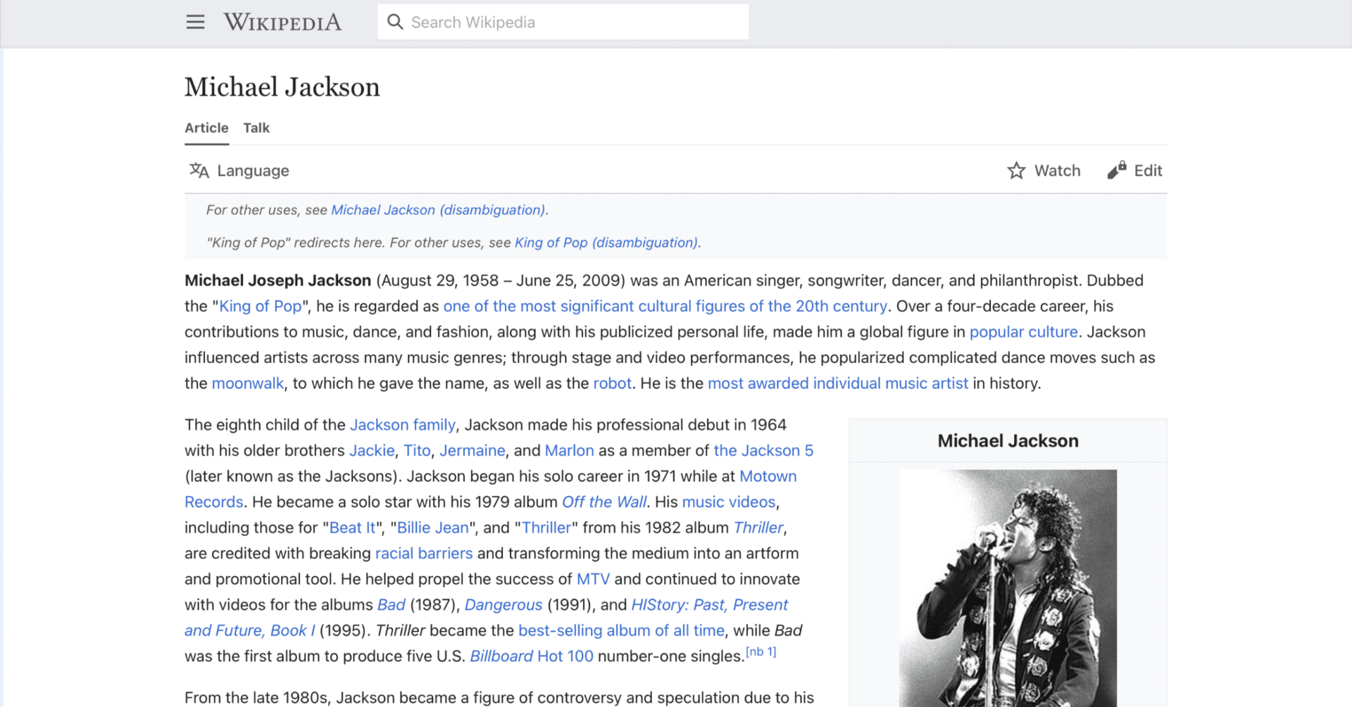 マイケル ジャクソン 英語版ウィキペディアを日本語で読む Michael Jackson 英語de洋楽 Note マイケル ジャクソン 英語版ウィキペディアを日本語で読む Michael Jackson 英語de洋楽 Note