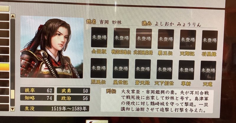 戦国最強の女将　吉岡　妙林尼