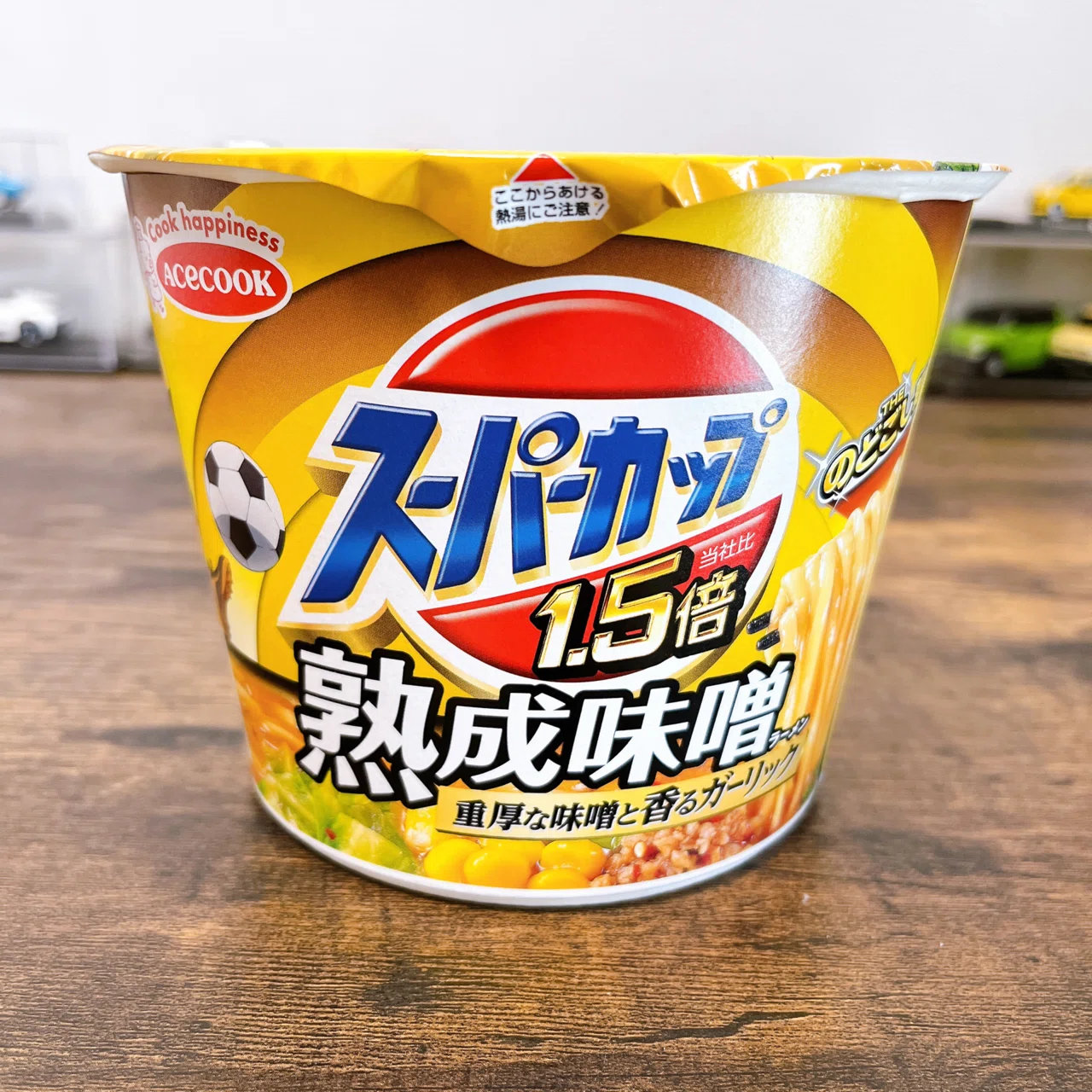 カップ麺格付け#107 スーパーカップ1.5倍 熟成味噌 (エースコック)｜イケ麺