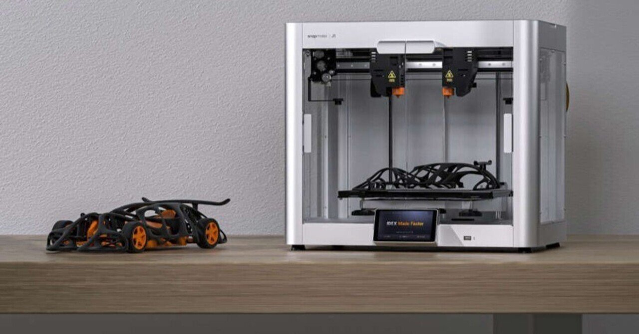 snapmaker J1 3Dプリンター Snapmakerの最新3Dプリンター「J1」がクラウドファンディングで