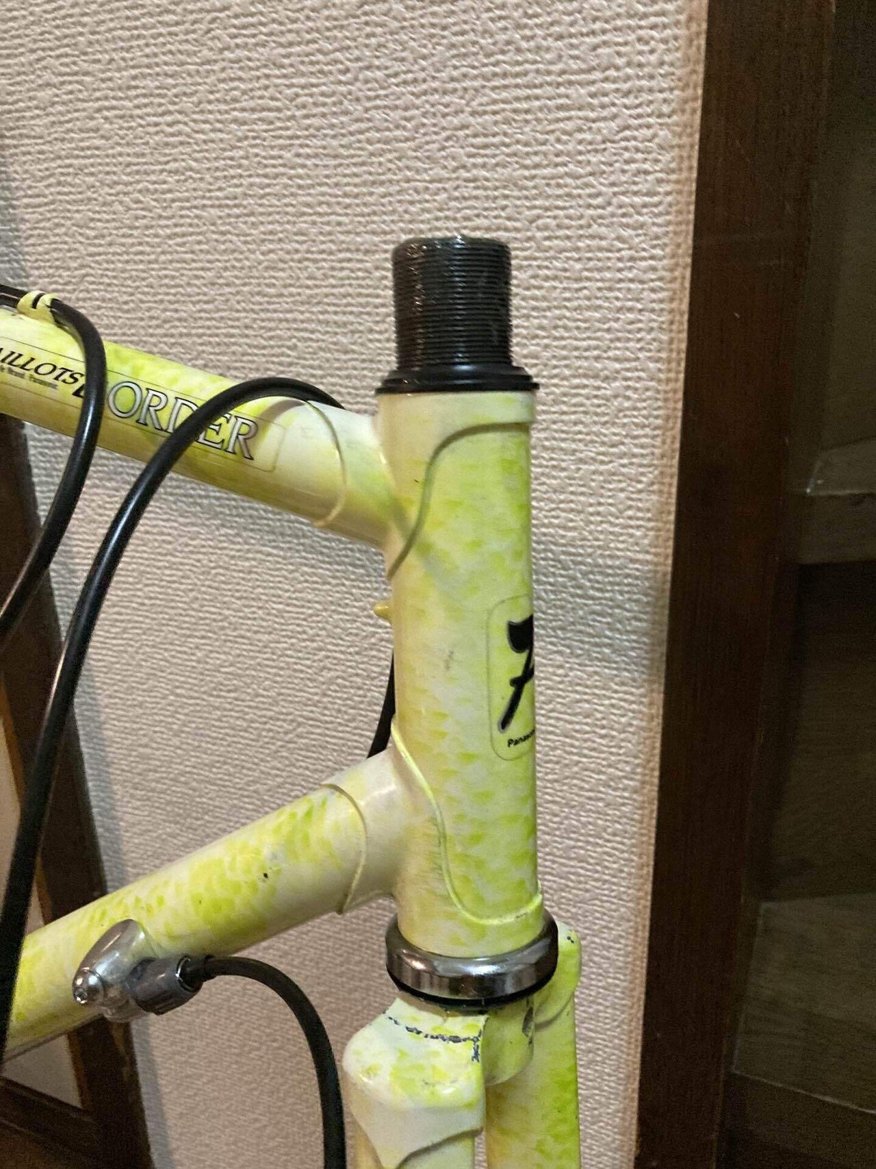 バラ完⑩-5 ヘッドパーツ取り付け完成(上下ヘッドセット圧入