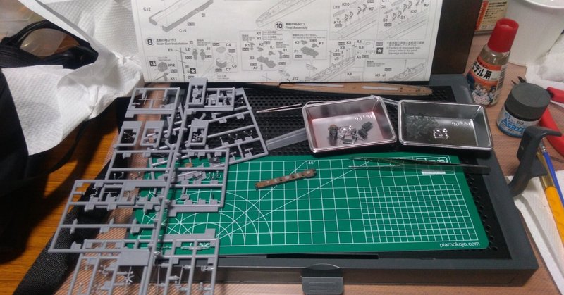 艦船模型「1/700 龍田」を作る・Ⅳ「半年ぶりに手を付けた」