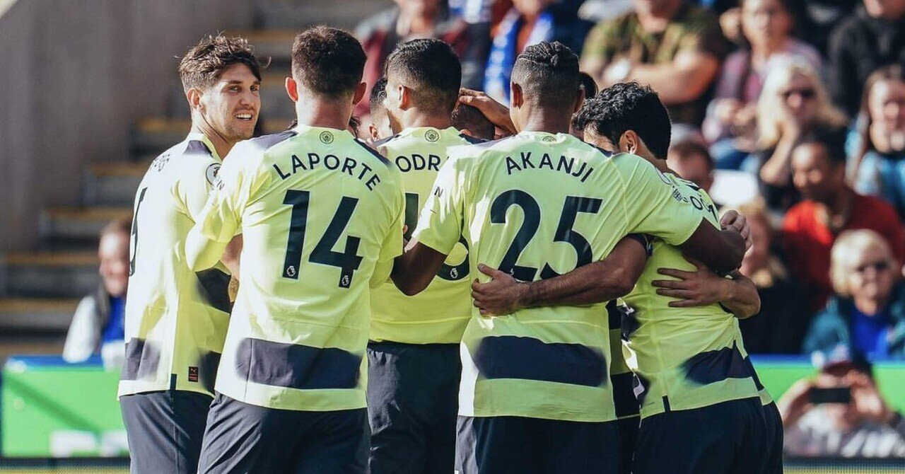 Pl第14節 レスターvsマンチェスターシティ あおい Note