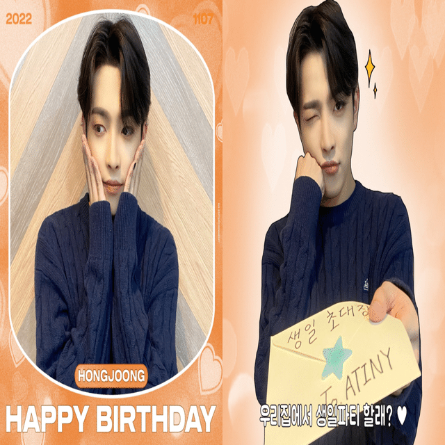 ホンジュンお誕生日おめでとう🎂｜AtoZ_KAZUMI3