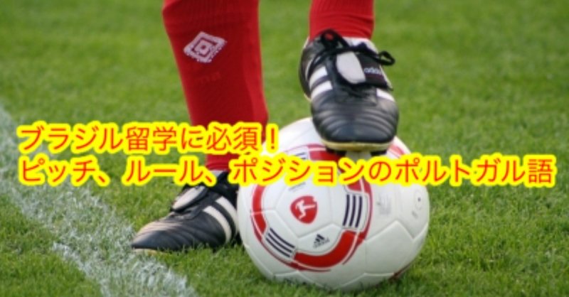 ブラジルサッカーに必須 ピッチ ルール ポジションのポルトガル語 へんざん Jリーグ中の人 Note