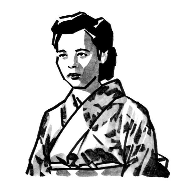 映画"晩春"(1949)より 三輪秋子(三宅邦子)