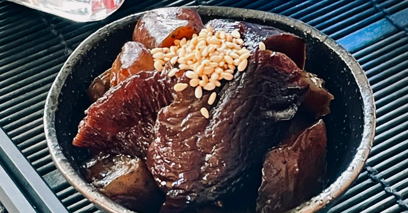 こんにゃくと干し椎茸の煮物｜as