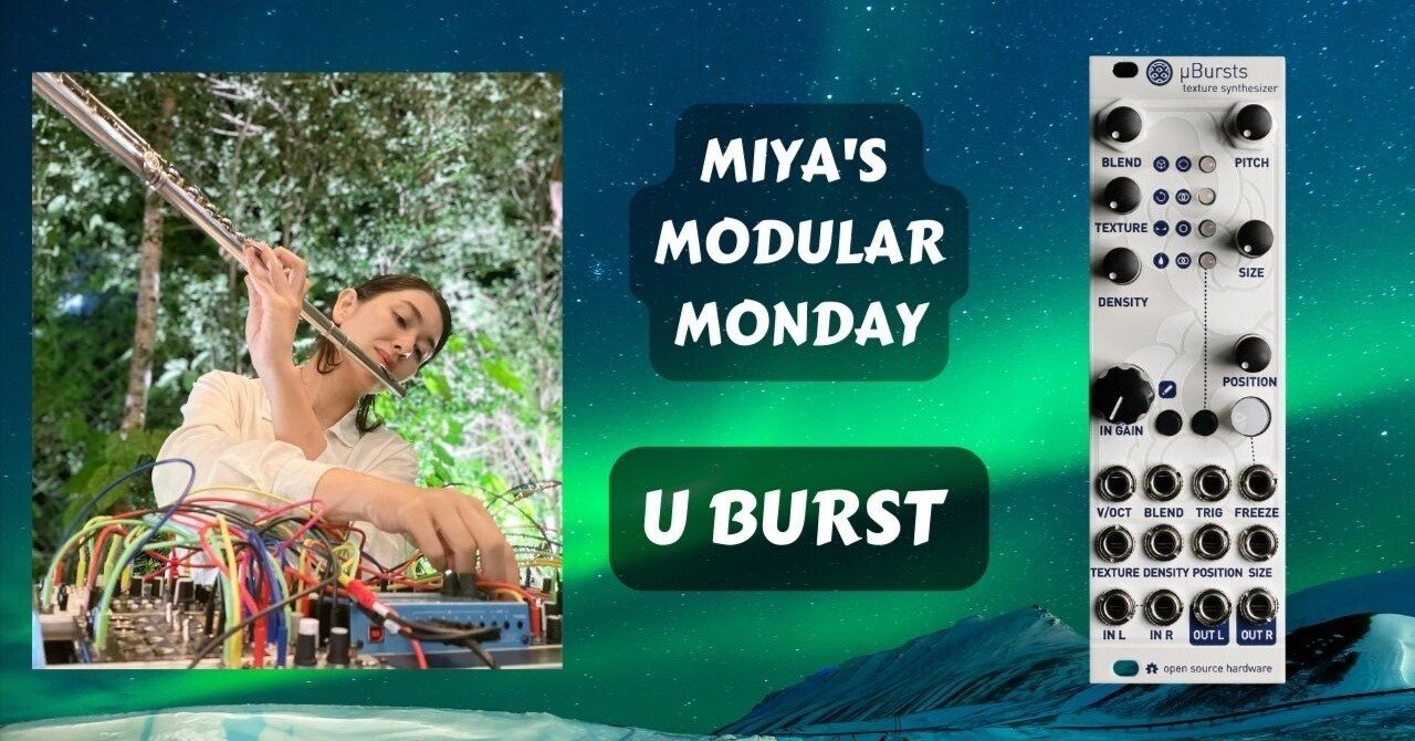11月14日 生配信 uBursts (Mutable Instruments Clouds クローン)｜Miya