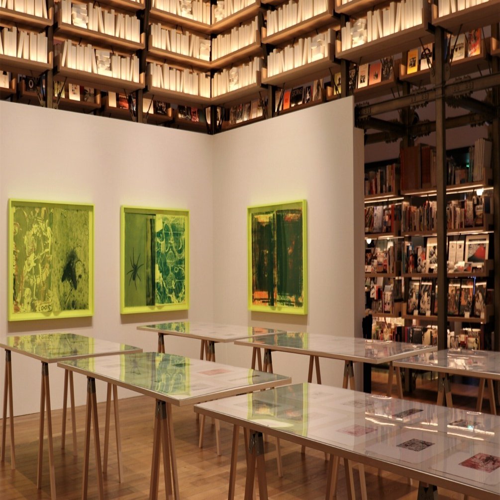 大竹伸朗『銅の時代 1978-2022』刊行記念展＠銀座 蔦屋書店 -[刷り絵