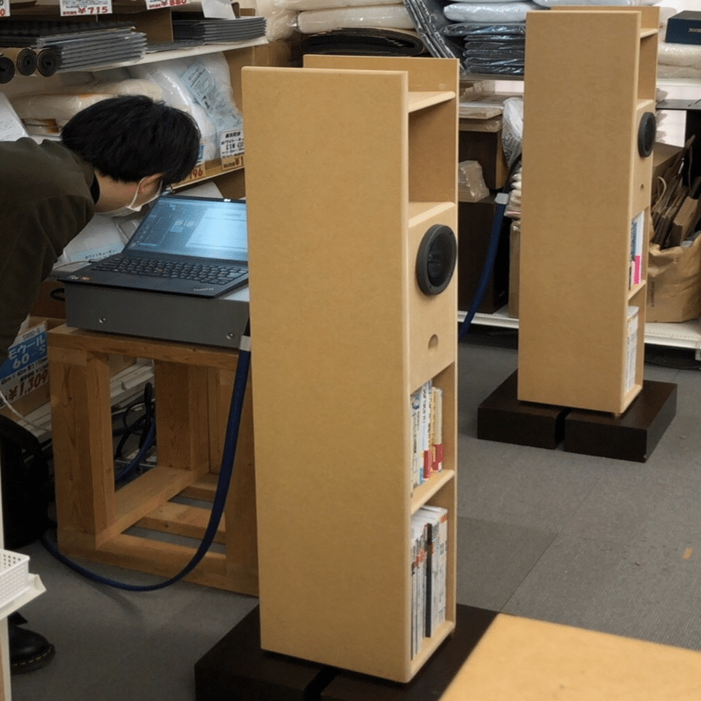 FE108SS-HP」専用のダブルバスレフ型エンクロージャー「UK108SSHP-DB