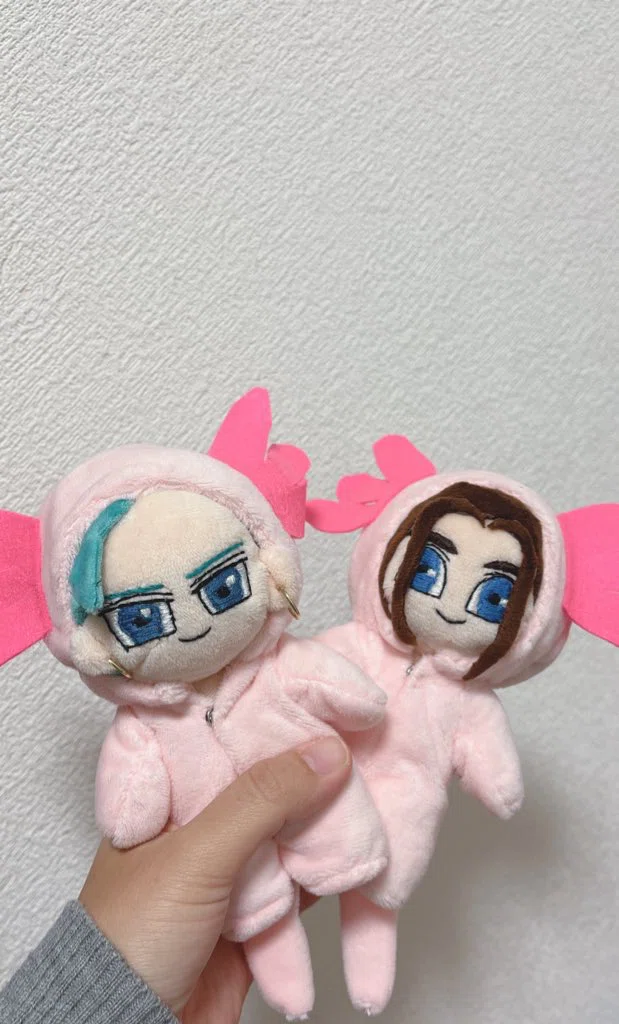 【トケち様】 きつねさん ＆ ウーパールーパーさん 着ぐるみコスチューム ぬい服 ウーパールーパー 着ぐるみ もちぷにシリーズ もちぷに 着ぐるみう