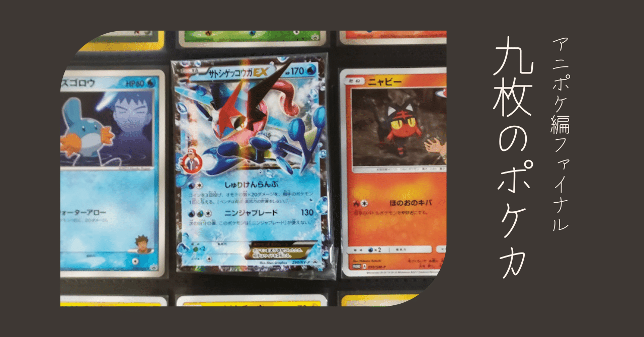 ファイナル彩る9枚のポケカ（プロモ）【アニポケ編】｜ポケブーン