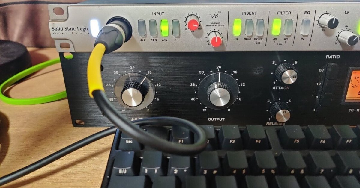 Umbrella Companyの「Active Mic Cable」レビュー。ボーカルで