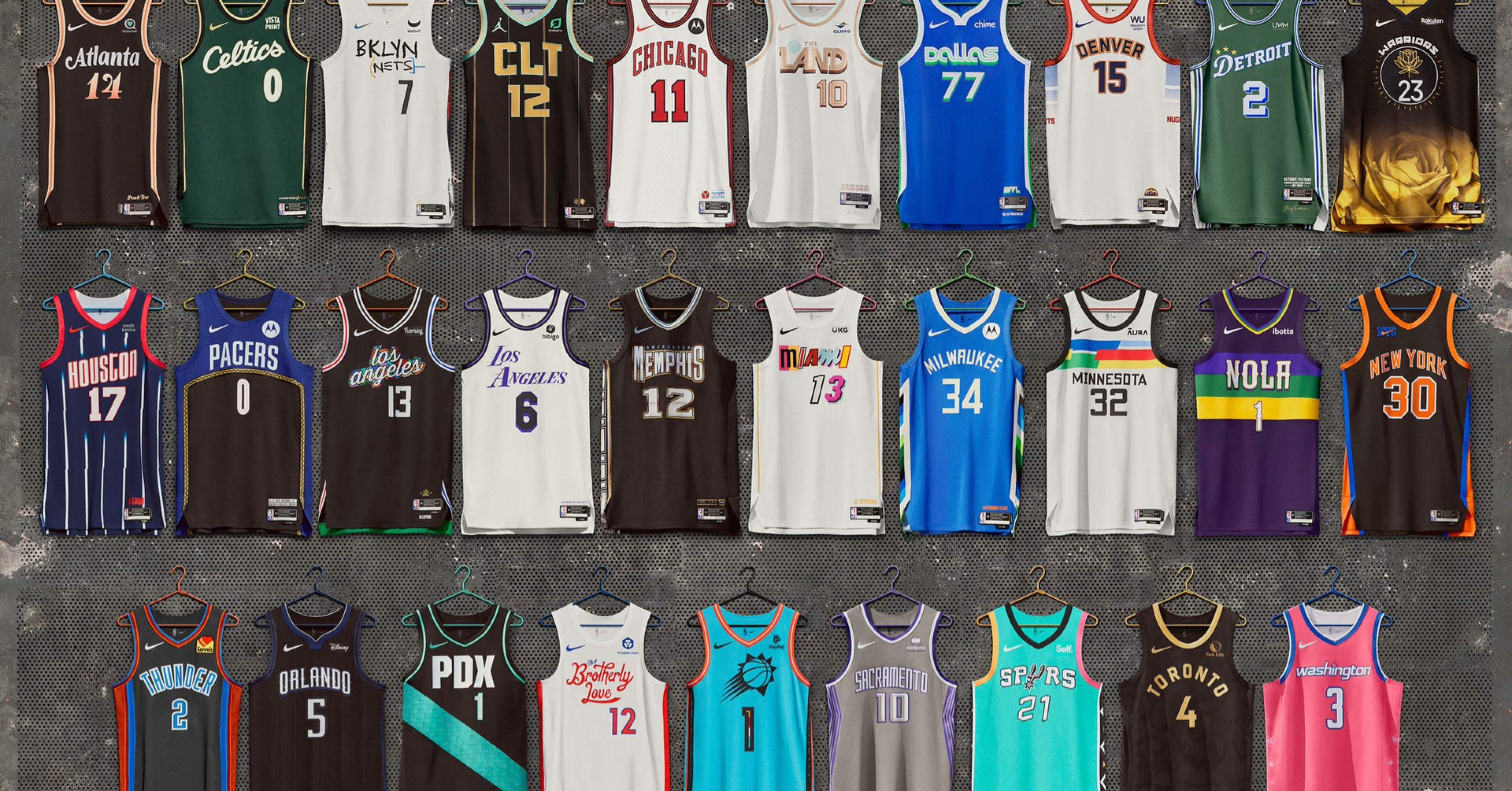 まとめ売り　NBA ジャージ　ユニフォーム NBA】シティエディションランク付け！(22/23)#19｜Yuzusuke