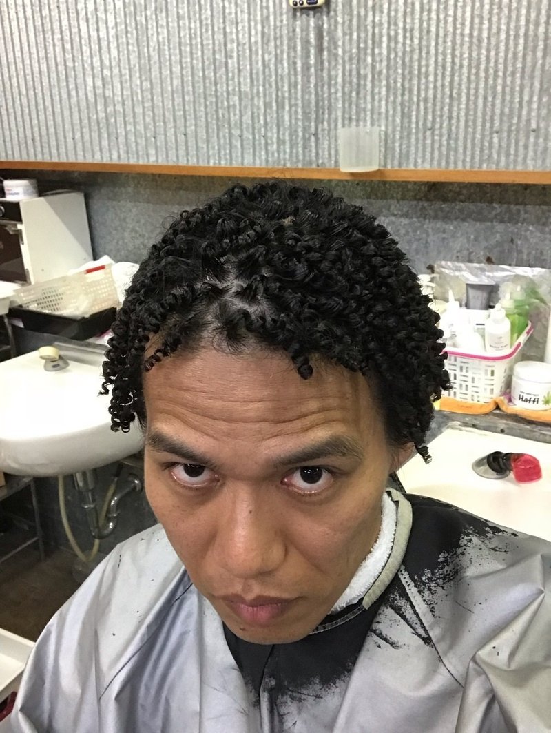アフロパーマ3 アフロ研究家 アフロ高橋 Note