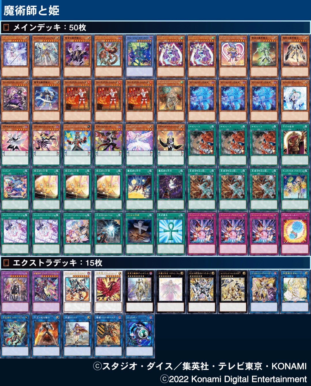 遊戯王デッキ紹介「魔術師と姫」｜カッチー