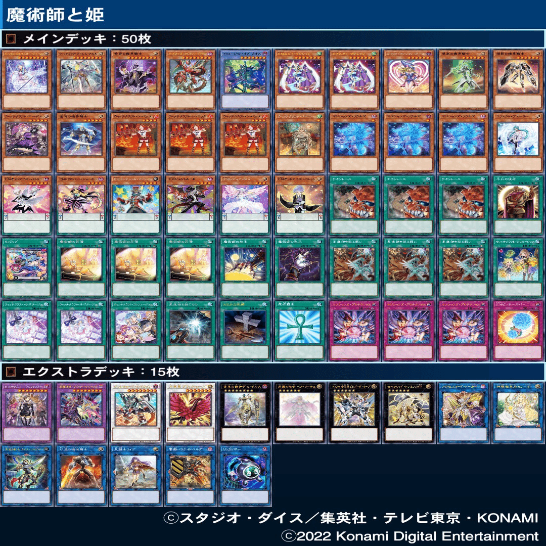 遊戯王デッキ紹介「魔術師と姫」｜カッチー