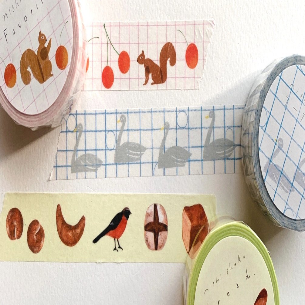 2022 冬の新作⑧ 西淑 マスキングテープ｜表現社 cozyca products