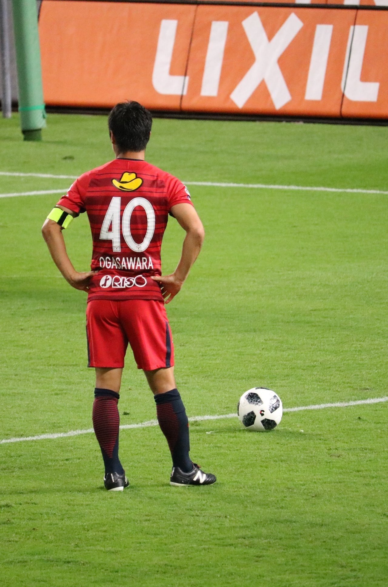 鹿島アントラーズ 小笠原満男40番 現役最終年ユニフォーム 鹿島アントラーズ サッカー ユニフォーム 小笠原満男 Jリーグ