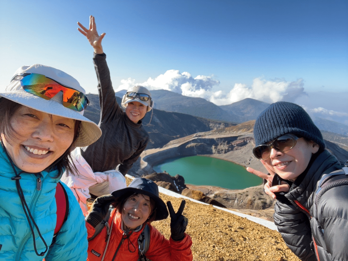 スキーシーズン前に滑り込みセーフで蔵王山へ(1841m) 東北遠征