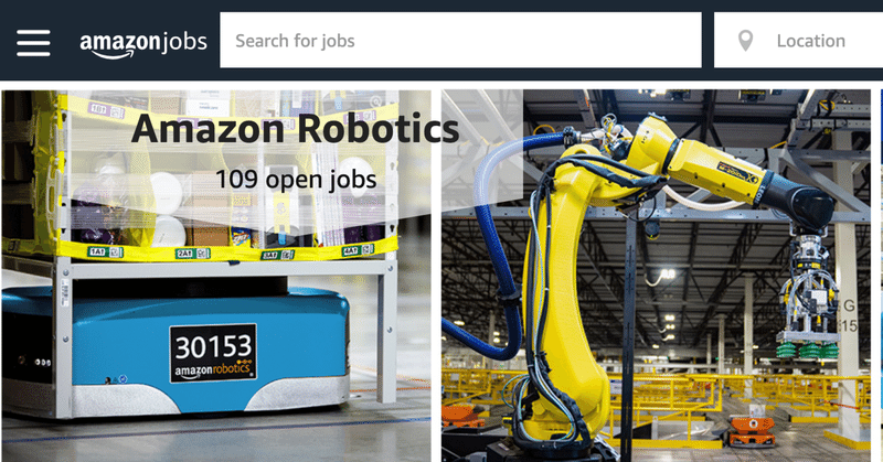 Amazonの配送拠点は、想像以上にロボットによる自動化が進められている模様
