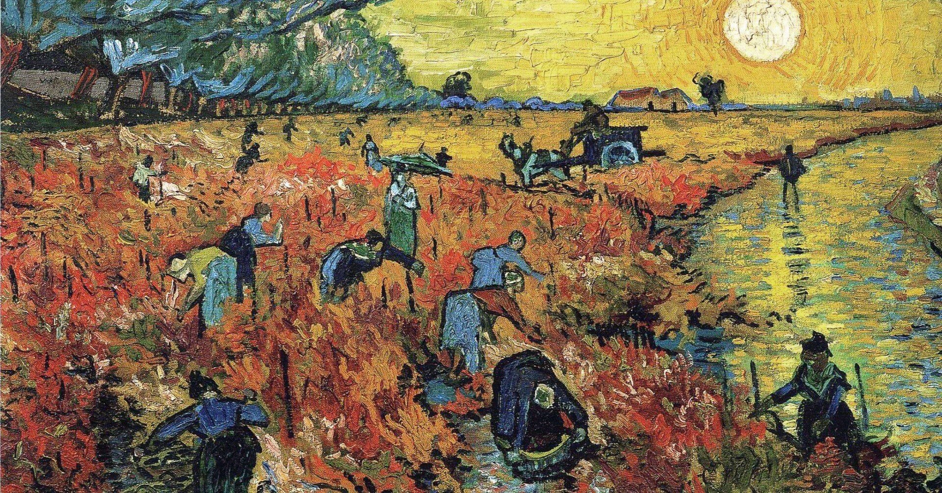 ヴァン・ゴッホの生前、唯一売れた作品である「赤い葡萄畑」｜江島