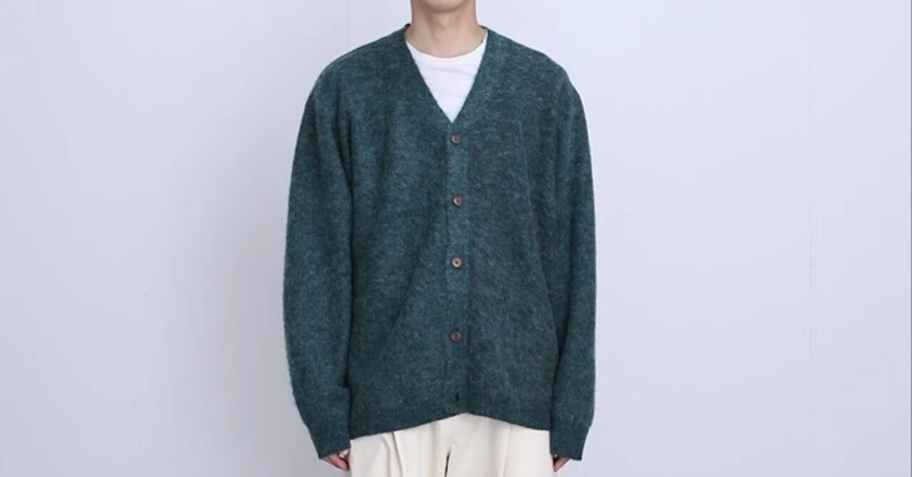 シャギーの風合いと色味が目を引くカーディガン【bukht】SHAGGY
