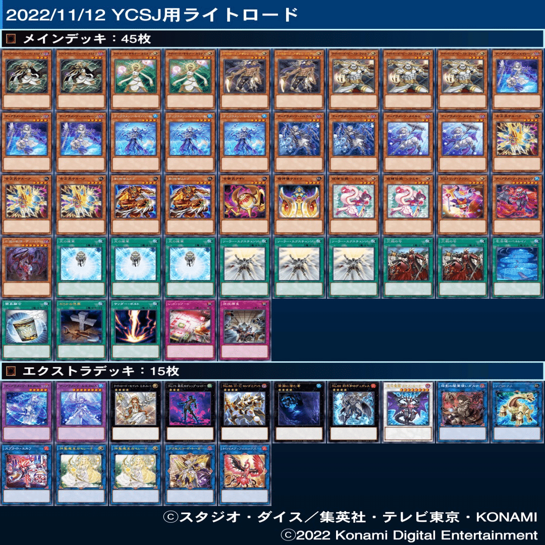今一番強いライトロードデッキ(2022/11/)｜きのこの頭脳