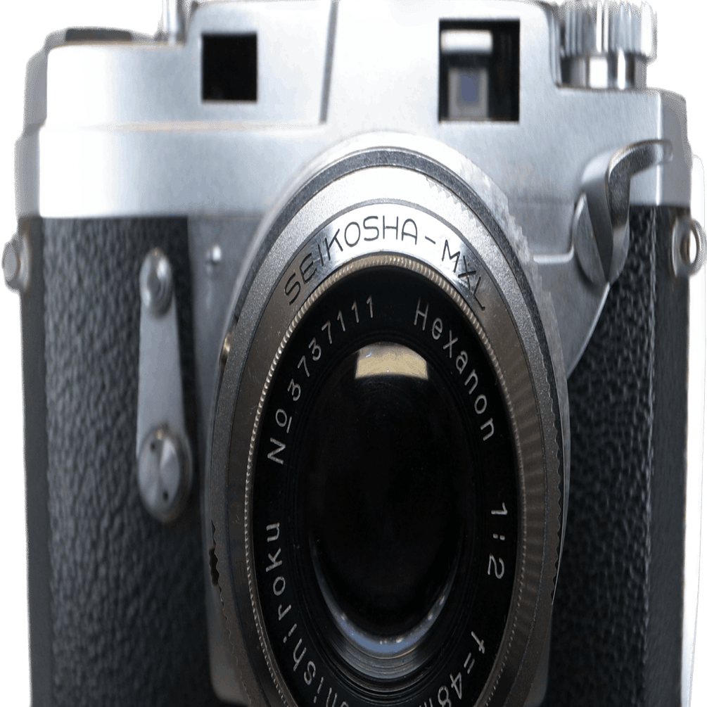 Konica III フィルムカメラ Seikosha-MXL Konica III Vintage (1956-1958) 35mm Camera Seikosha MXL Shutter