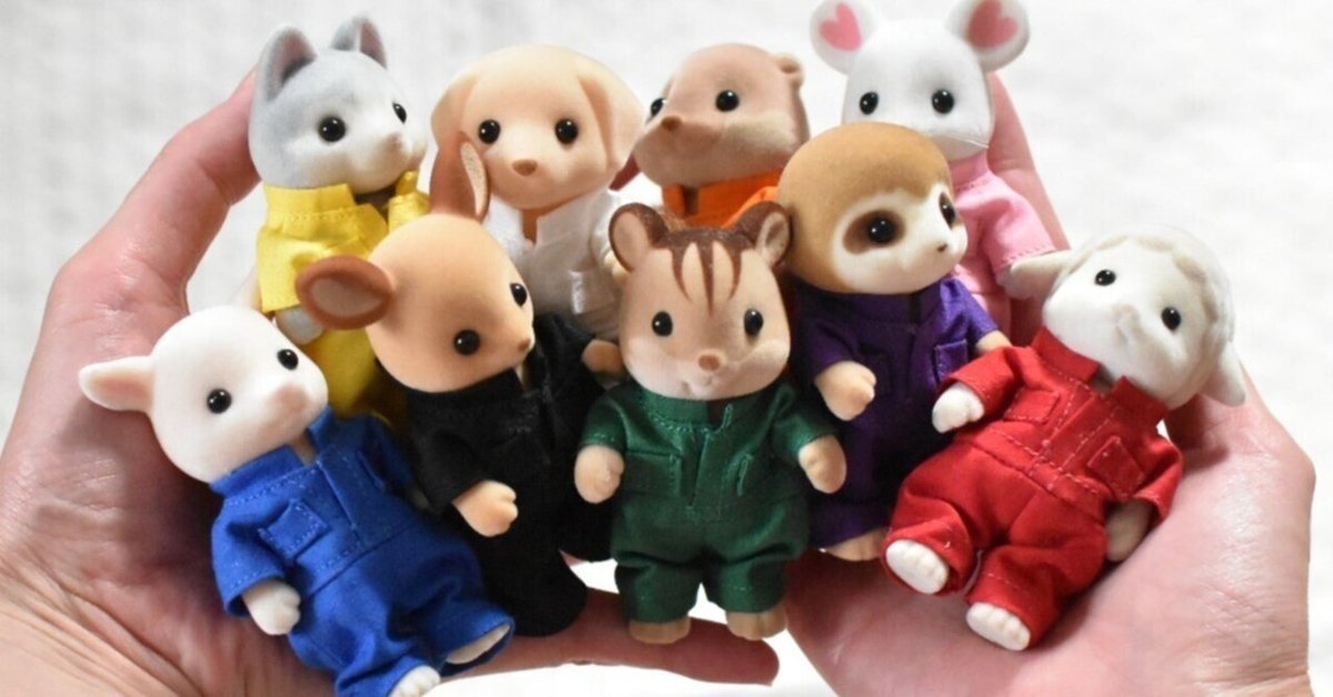 オーダーページ ハンドメイド シルバニア 大人サイズ つなぎ  