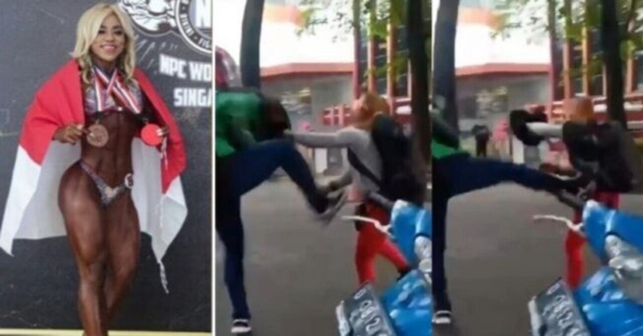 神対応が話題 ボディビルダーの女性 バイクタクシー運転手に蹴られる みちえ Note 神対応が話題 ボディビルダーの女性 バイクタクシー運転手に蹴られる みちえ Note