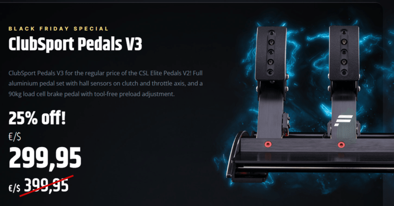 【7月限定価格】FANATEC ClubSport V3 Pedals FANATEC／国内正規代理店】ClubSport Pedals V3 | ZENKAIRACING