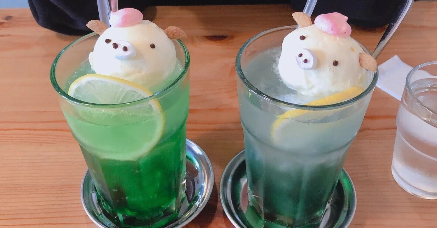 大阪の純喫茶】クリームソーダ記録帖 #1|柚 大阪の純喫茶】クリームソーダ記録帖 #1|柚