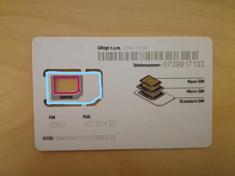 Simカードについて In スウェーデン Yumi Note