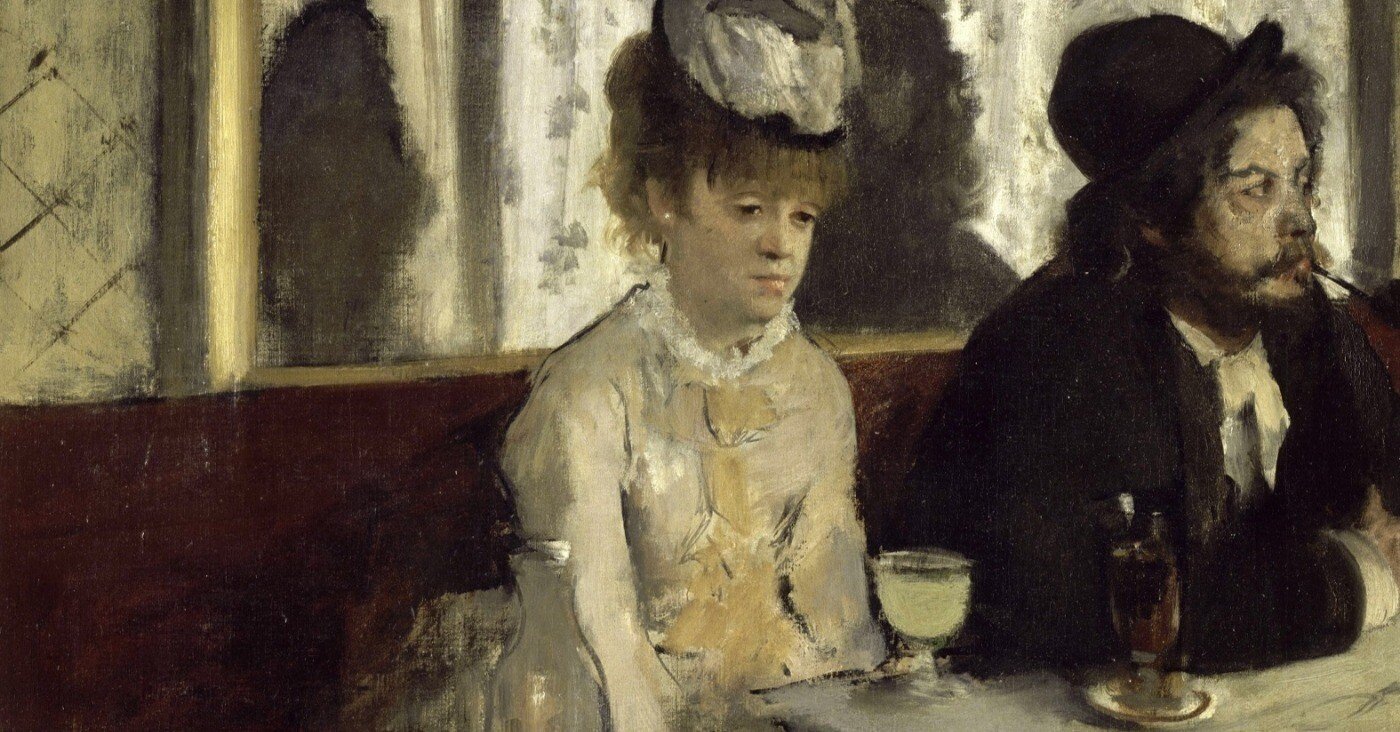 西洋美術雑感 38：エドガー・ドガ「アブサン（カフェにて）」｜林正樹