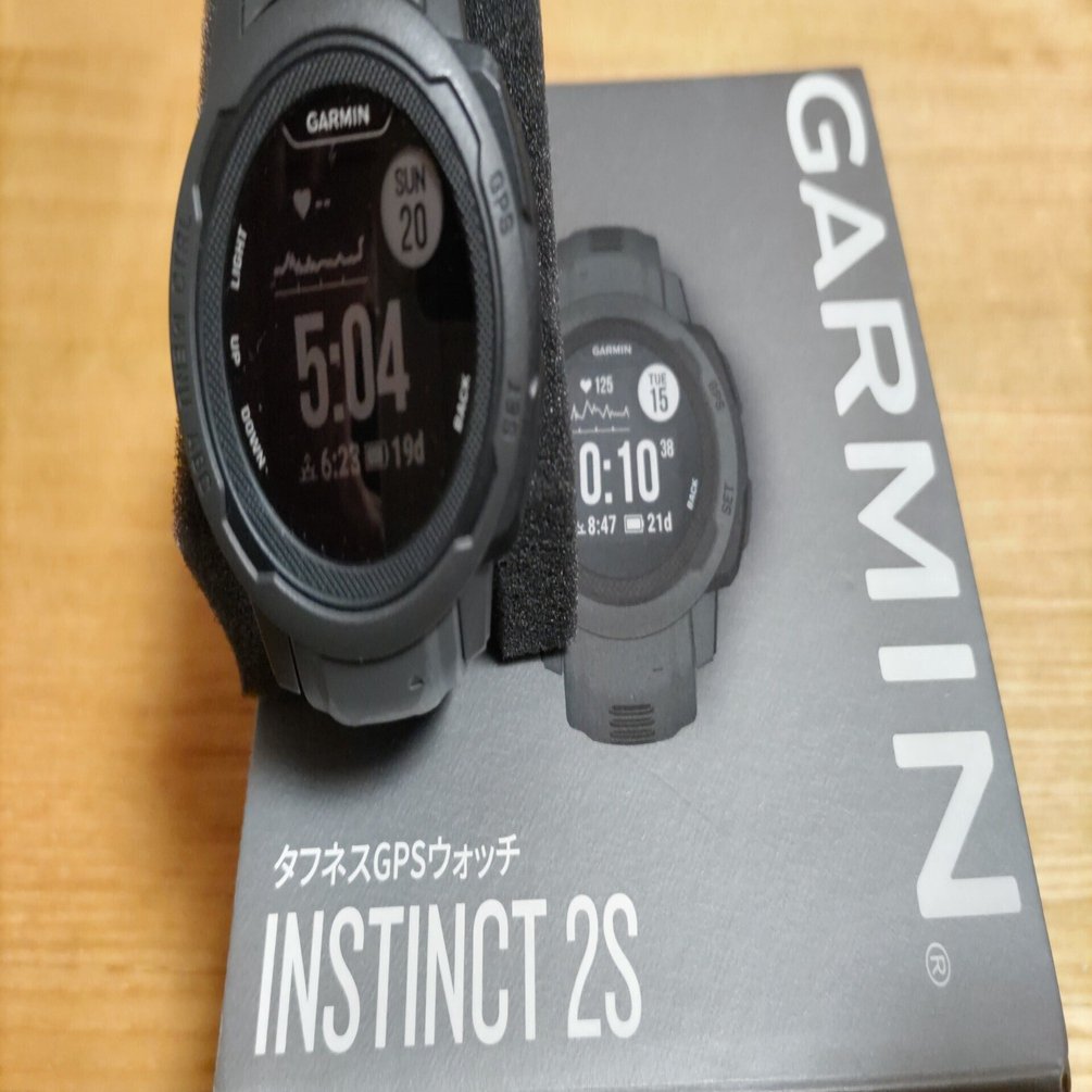 ロードバイクの心拍計としての GARMIN(ガーミン) Instinct