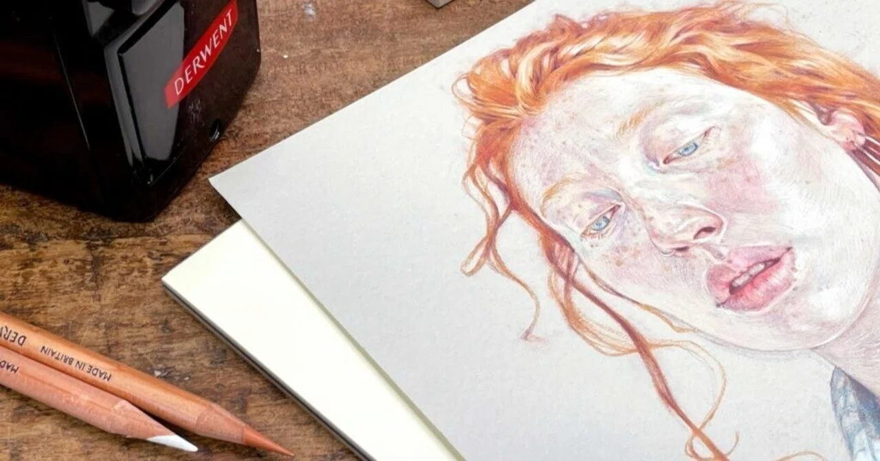 ライトファストで描くイミーの肖像画：ジェイク・スパイサー ｜Derwent