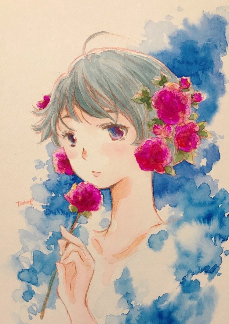 絵 水彩 つきしろ都萌 Note