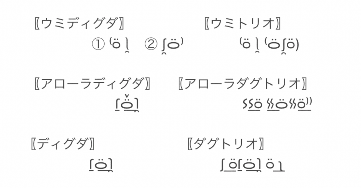 ポケモン顔文字 シリーズ⓮｜mihokoshi