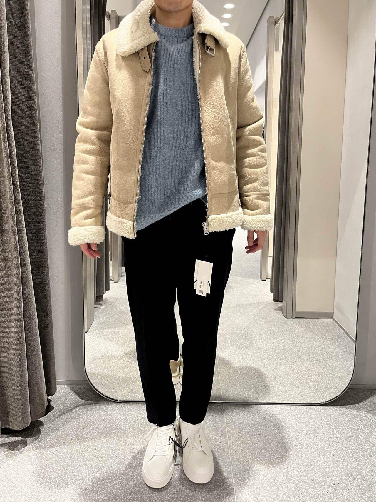 アテンダントレポート】20代男性/ユニクロ、ZARAで冬服探し