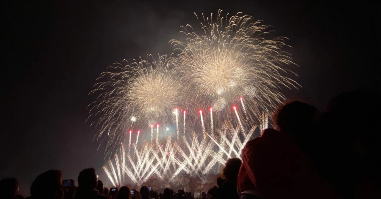 万博夜空がアートになる日2022 に行ってきた｜きよぴ