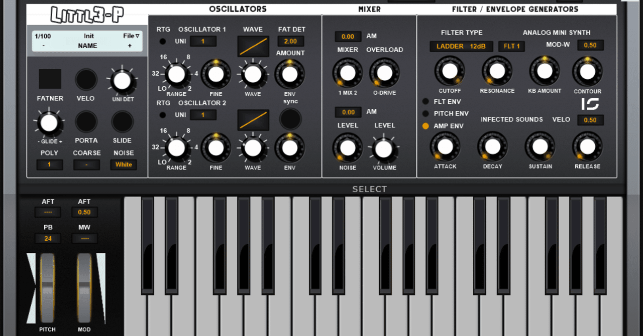 80年代にモーグから入門機として発売された『Moog Prodigy』の