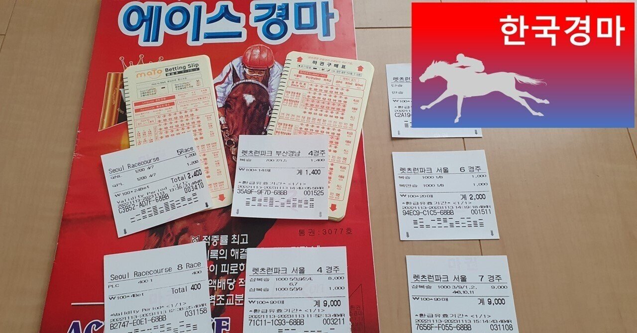 ソウル競馬場ガイド（馬券購入編）｜南洋朧月