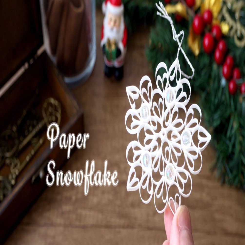 雪の結晶オーナメント クリスマスに手作りはいかが 紙工作ぺん ハンドメイド系youtuber Note