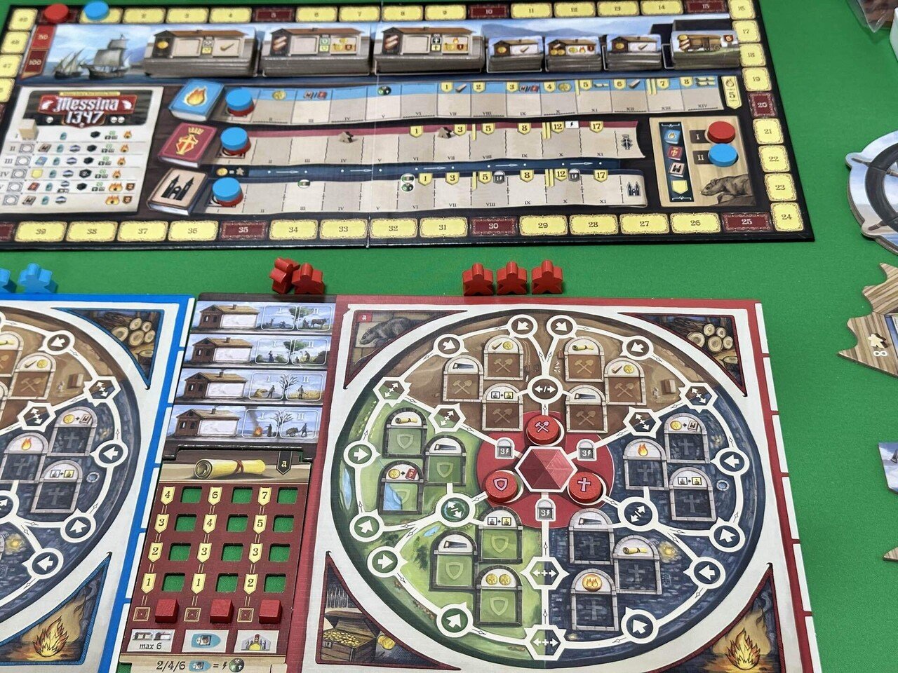 ボードゲーム　メッシーナ1347 メッシーナ1347のレビュー by 荏原町将棋センター｜ボードゲーム情報