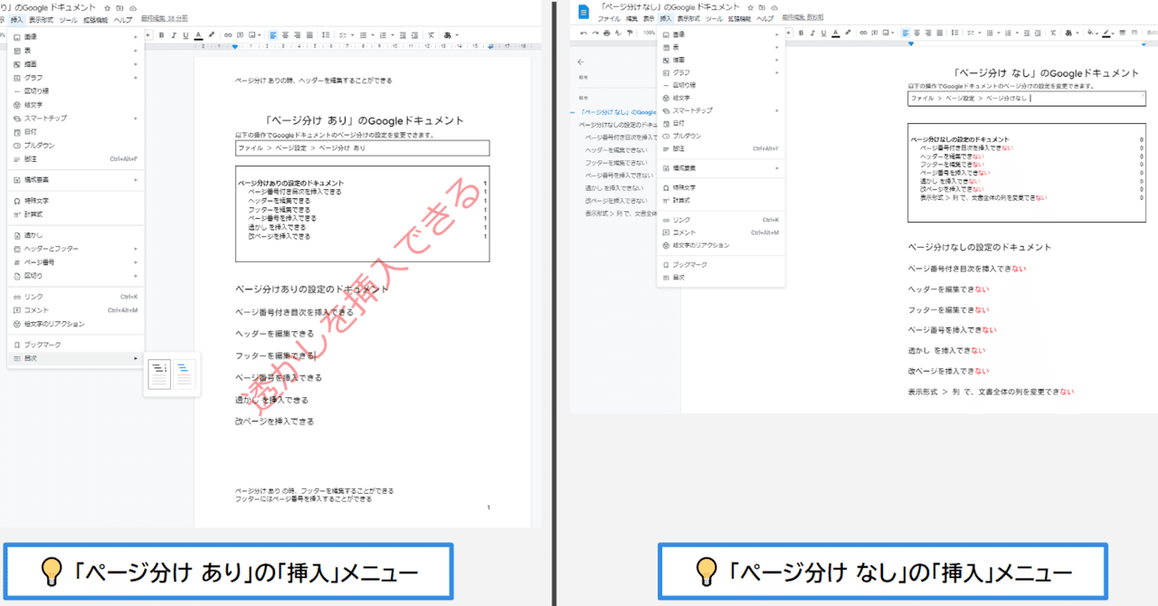 図解あり】Google ドキュメントの「ページ分け なし」とは?|Teeda 図解あり】Google ドキュメントの「ページ分け なし」とは?|Teeda
