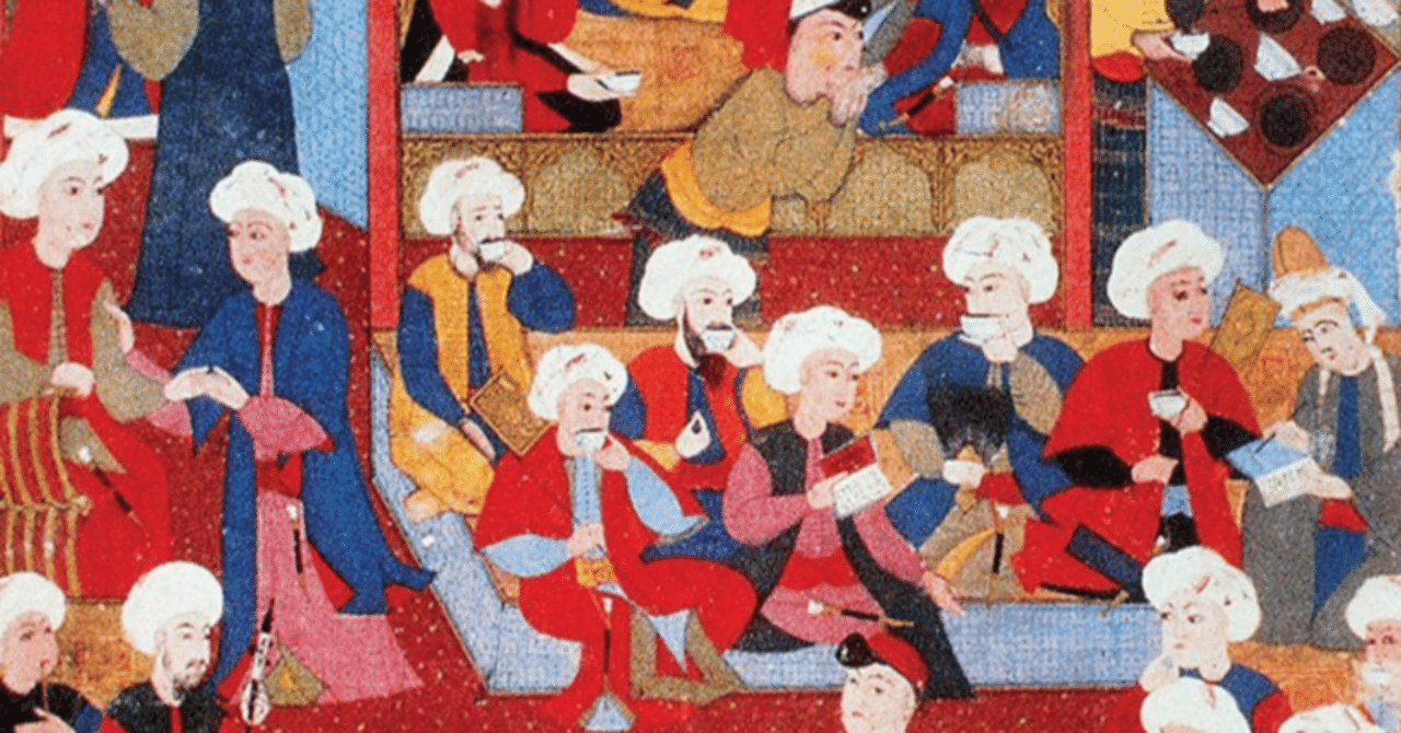 E-120　オスマン帝国時代の商人達　複製画　リプロダクション 3-3-1-1. 多民族・他宗教が共存したオスマン帝国 新科目「世界史探究