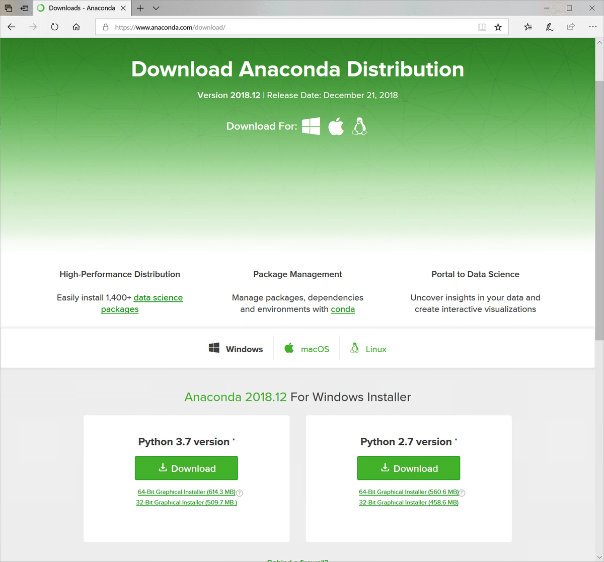 AnacondaでPython環境を構築する for Windows10｜mc_kurita